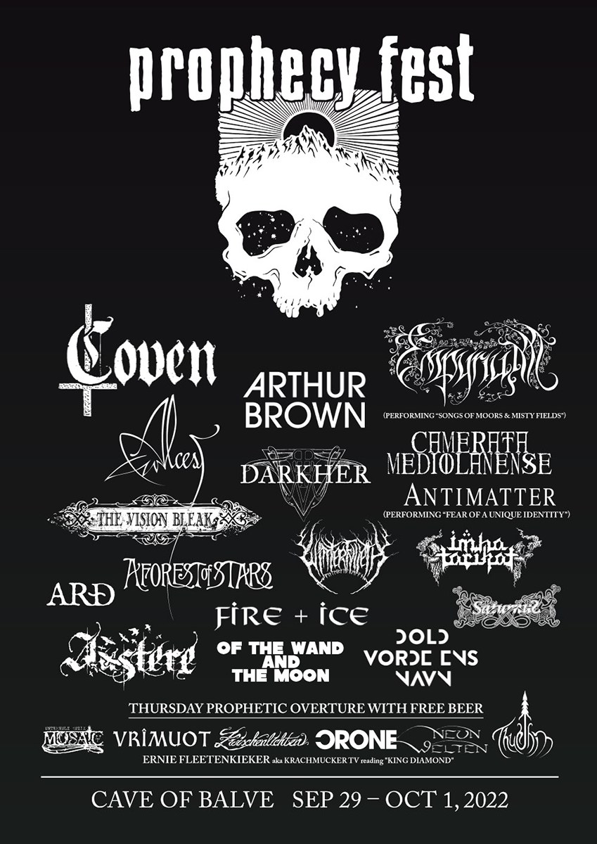 Prophecy Fest 2022 Flyer History